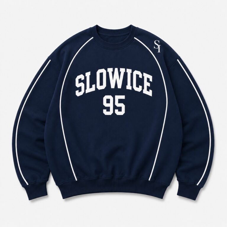 SlowIce 95 Varsity Crewneck