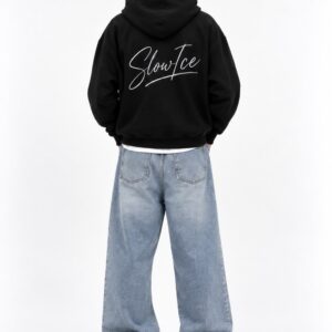 SlowIce Signature Script Zip Hoodie